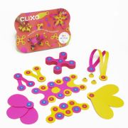 Clixo® joc magnetic de construit - crew roz & galben (30 piese)