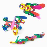 Clixo® joc magnetic de construit - curcubeu (42 piese)