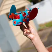 Clixo&reg; joc magnetic de construit - itsy flamingo & turcoaz (18 piese)