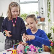 Clixo® joc magnetic de construit - super curcubeu (60 piese)
