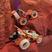 Clixo&reg; joc magnetic de construit - vehicule spatiale ( 30 piese)