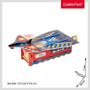 Cubic Fun - Puzzle 3D lansator de avioane 53 piese ARTCUDS1115h