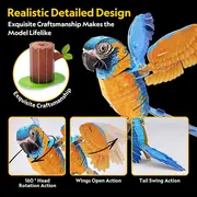 Cubic Fun - Puzzle 3D papagal ara cu gat albastru 94 piese ARTCUDS1097h