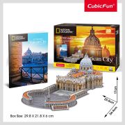 Cubic Fun - Puzzle 3D si brosura bazilica Sfantul Petru 101 piese ARTCUDS0997h