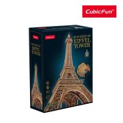 Cubic Fun - Puzzle 3D turnul Eiffel nivel complex 314 piese ARTCUMC284h