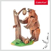 Cubic Fun - Puzzle 3D urs maro 88 piese ARTCUDS1096h