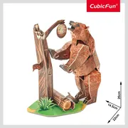 Cubic Fun - Puzzle 3D urs maro 88 piese ARTCUDS1096h