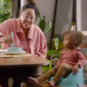 Ity by ingenuity - scaun de masa si booster my spot easy-clean, teal bbb16919