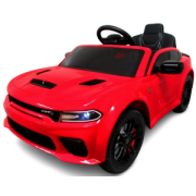 Masinuta electrica cu telecomanda, roti eva, varsta 1-5 ani, putere 90w, 107x68x53 cm, dodge srt r-sport - rosu edeedidodgerosu