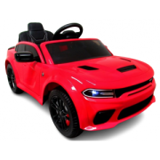 Masinuta electrica cu telecomanda, roti eva, varsta 1-5 ani, putere 90w, 107x68x53 cm, dodge srt r-sport - rosu edeedidodgerosu