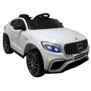 Masinuta electrica cu telecomanda 4 x 4, roti eva, mercedes amg glc 63s, varsta 3-6 ani, 115x61x55 cm, putere 180w r-sport - alb edeediglc63salb