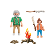 Playmobil-FOC DE TABARA CU BEZELE ARTPM71513