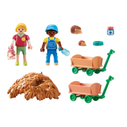 Playmobil-INGRIJIREA FAMILIEI DE ARICI ARTPM71512