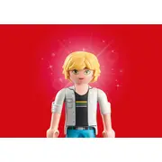 Playmobil-MIRACULOUS ADRIEN SI CAT NOIR ARTPM71337
