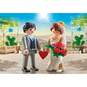 Playmobil-SET 2 FIGURINE CUPLU DE NUNTA ARTPM71507