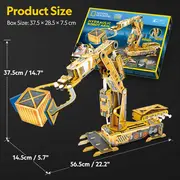 Cubic Fun - Puzzle 3D brat robotic hidraulic 185 piese ARTCUDS1092h