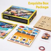 Cubic Fun - Puzzle 3D lansator de rachete si masinuta de curse 88 piese ARTCUDS1099h
