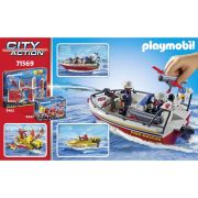 Playmobil - Misiunea pompierilor pe apa ARTPM71569