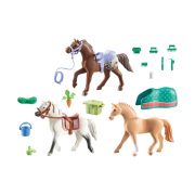 Playmobil - Set 3 Cai Cu Accesorii ARTPM71356
