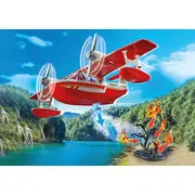 Playmobil-AVION ANTINCENDIU CU FUNCTIE DE STINGERE ARTPM71463