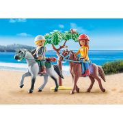 Playmobil-DRUMETIE LA PLAJA CU CAII AMELIA SI BEN ARTPM71470