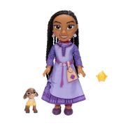 Disney Wish - Dorinta - Papusa interactiva cu accesorii, Asha, 38 cm BKF229984
