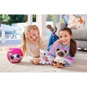 Pets Alive - Jucarie de plus interactiva pisica cu accesorii supriza, Smitten Kittens BKF9541