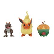 Pokemon - Set 3 figurine de actiune, (Appltun & Tyrunt & Flareon) S16 BKFPKW3047