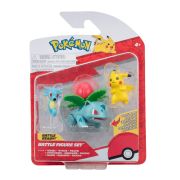 Pokemon - Set 3 figurine de actiune, (Pikachu #2 & Horsea & Ivysaur) S16 BKFPKW3049
