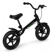 Bicicleta fara pedale cu frana de mana si roti din spuma eva ecotoys ym-bb-3 - negru edeediym-bb-3negru