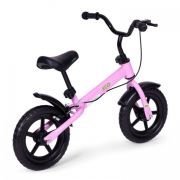 Bicicleta fara pedale cu frana de mana si roti din spuma eva ecotoys ym-bb-3 - roz edeediym-bb-3roz