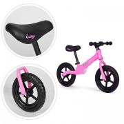 Bicicleta fara pedale cu roti din spuma eva ecotoys ym-bb-17 - roz edeediym-bb-17roz