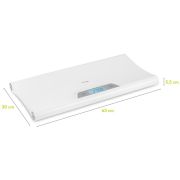 Cantar electronic, Lionelo, Pentru bebelusi, Pana la 20 kg, Memoria ultimei masuratori, Afisare timp de 25 sec, Alb BYNLOC-BABYBALANCE_WHITE