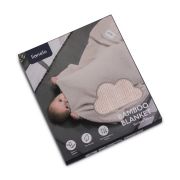 Paturica multifunctionala, Lionelo, Din bambus, Cu proprietati de termoreglare, Antibacteriana, Antifungica, Antialergice, Lavabila la masina de spalat, 100x75 cm, Bej BYNLO-BAMBOO_BLANKET_BEIGE_SAND