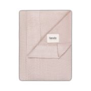 Paturica multifunctionala, Lionelo, Din bambus, Cu proprietati de termoreglare, Antibacteriana, Antifungica, Antialergice, Lavabila la masina de spalat, 100x75 cm, Bej BYNLO-BAMBOO_BLANKET_BEIGE_SAND