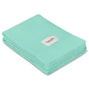 Paturica multifunctionala, Lionelo, Din bambus, Cu proprietati de termoreglare, Antibacteriana, Antifungica, Antialergice, Lavabila la masina de spalat, 100x75 cm, Verde BYNLO-BAMBOO_BLANKET_GREEN_MINT