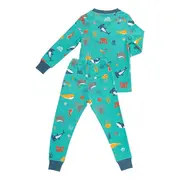 Pijama 100% bumbac organic, Under the Sea, 5-6 ani BBXCJ-PJ79-116