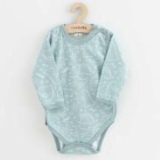 Set 3 piese, New Baby, Classic II, Include 3 body-uri cu maneca lunga, Marime 62, Din bumbac 100%, Blue BYN54468