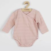 Set 3 piese, New Baby, Include body cu maneca lunga, pantalonasi cu botosei, caciulita, Marime 62, Din bumbac 100%, I am Pink BYN49087