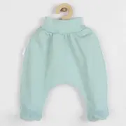 Set 7 piese, New Baby, Include body cu maneca lunga, bluza, pantalonasi cu botosei, salopeta fara maneci, caciulita, manusi, botosei, Marime 56, Din bumbac 100%, I am Blue BYN49100