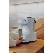 Espressor pentru lapte praf, Lionelo, Baby Presto, Functie declorizare si dozare a apei, Cu afisaj digital LED, Cu rezervor de 2 L, Alb BYNLOC-BABYPRESTO