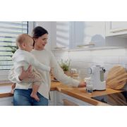 Espressor pentru lapte praf, Lionelo, Baby Presto, Functie declorizare si dozare a apei, Cu afisaj digital LED, Cu rezervor de 2 L, Alb BYNLOC-BABYPRESTO