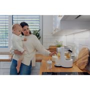 Espressor pentru lapte praf, Lionelo, Baby Presto, Functie declorizare si dozare a apei, Cu afisaj digital LED, Cu rezervor de 2 L, Alb BYNLOC-BABYPRESTO