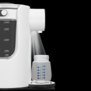 Espressor pentru lapte praf, Lionelo, Baby Presto, Functie declorizare si dozare a apei, Cu afisaj digital LED, Cu rezervor de 2 L, Alb BYNLOC-BABYPRESTO
