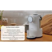 Espressor pentru lapte praf, Lionelo, Baby Presto, Functie declorizare si dozare a apei, Cu afisaj digital LED, Cu rezervor de 2 L, Alb BYNLOC-BABYPRESTO