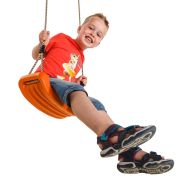 Leagan, Dice, Swing Seat, Fara spatar, Cu franghie PP, Cu inaltime reglabila pana la 240 cm, Pana la 70 kg, 3 ani+, Blue BYN1900P1_Blue