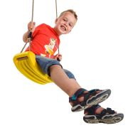 Leagan, Dice, Swing Seat, Fara spatar, Cu franghie PP, Cu inaltime reglabila pana la 240 cm, Pana la 70 kg, 3 ani+, Blue BYN1900P1_Blue