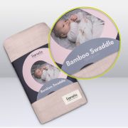 Muselina, Lionelo, Multifunctionala, Din bambus, Ideala pentru infasat, Cu proprietati antibacteriene, antifungice si antialergice, Lavabila la masina de spalat, 120x120 cm, Bej BYNLO-BAMBOO_SWADDLE_BEIGE_SAND