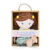 Papusa, Petite&Mars, Hannah, Din plus, 35 cm, 0 luni+, Multicolor BYN623749