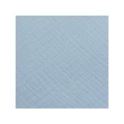 Paturica de infasat, New Baby, Din muselina, Cu multiple utilizari, 100% bumbac, 75x75 cm, 0 luni+, Blue BYN52164